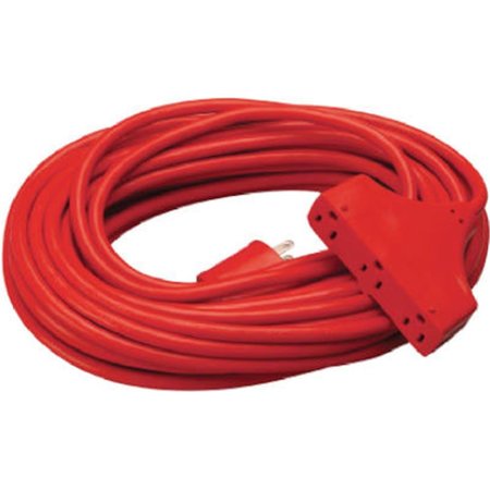 VIRTUAL 04218ME 50 ft. Red Outdoor Extension Cord VI2670421